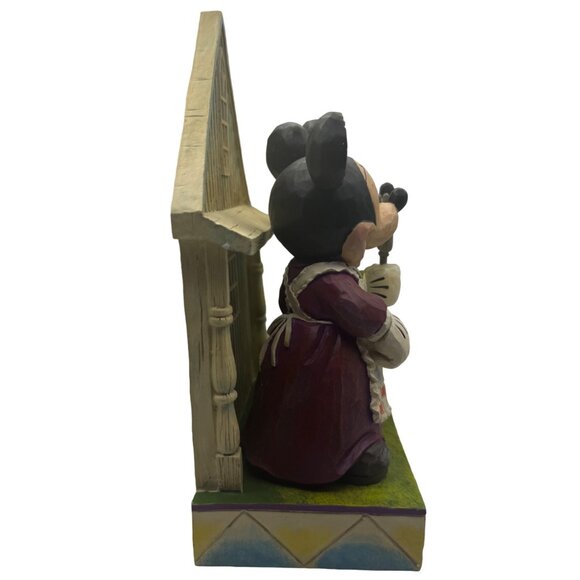 Disney Showcase Coll Jim Shore Traditions Homegrown Mickey & Minnie Figurine - Picture 6 of 8